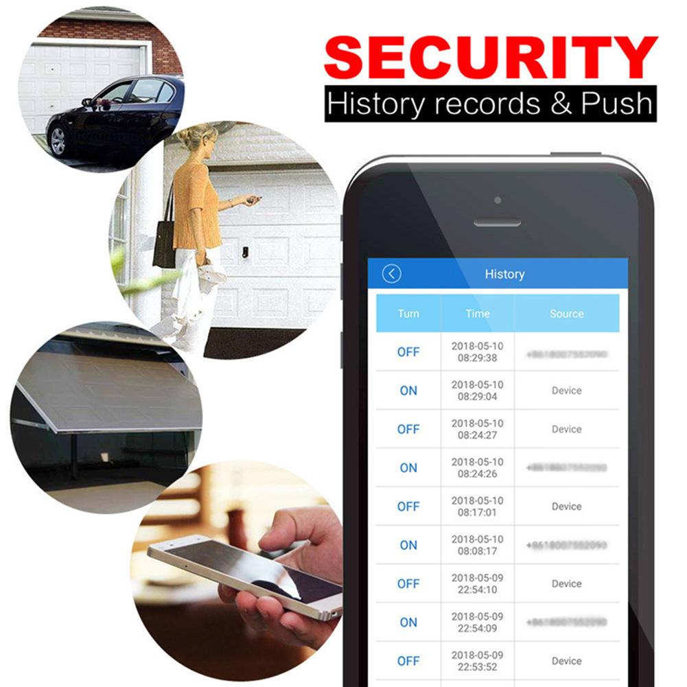 WiFi Wireless Remote Control Garage Door Opener for eWeLink Intelligent Timing Garage Door Opener