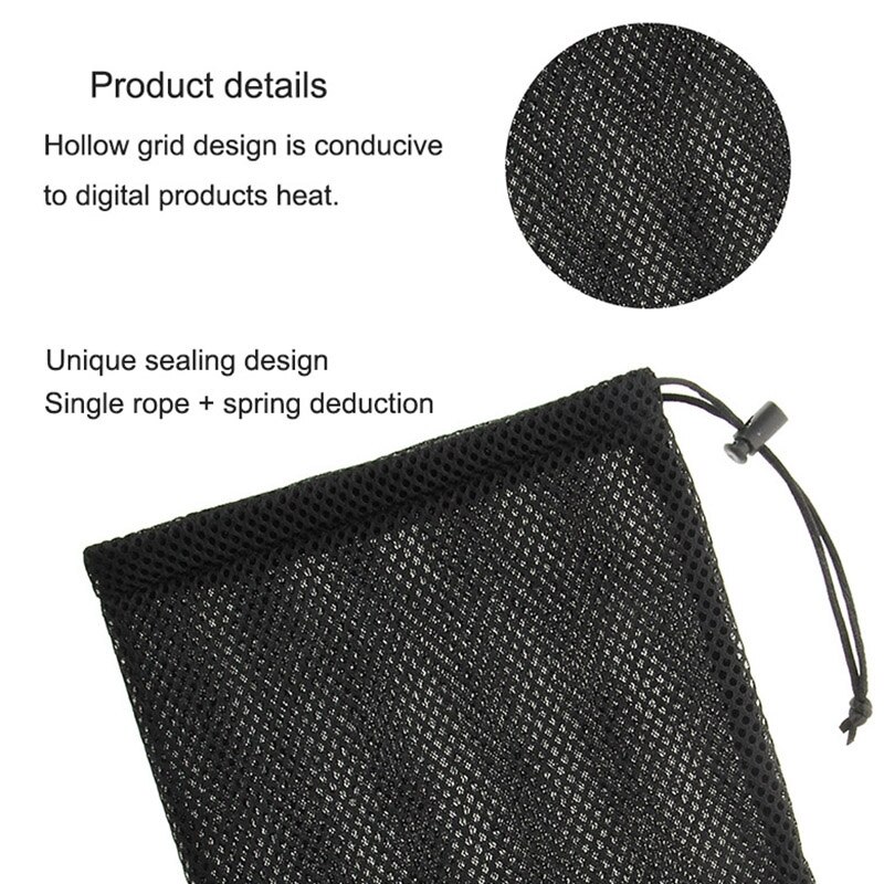 ! Nylon Mesh Storage Bag For Small Objects And Mob... Grandado
