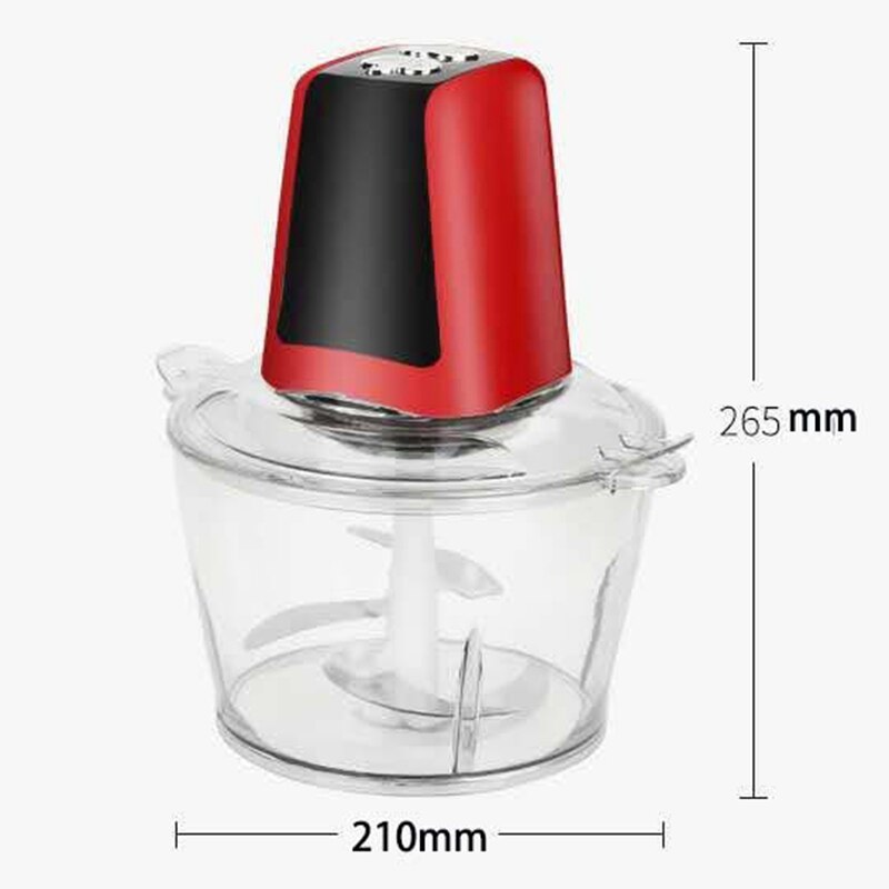 2L Electric Chopper Powerful Meat Grinder Multifunctional Household Food Processor Meat Kitchen Blender Us Plug