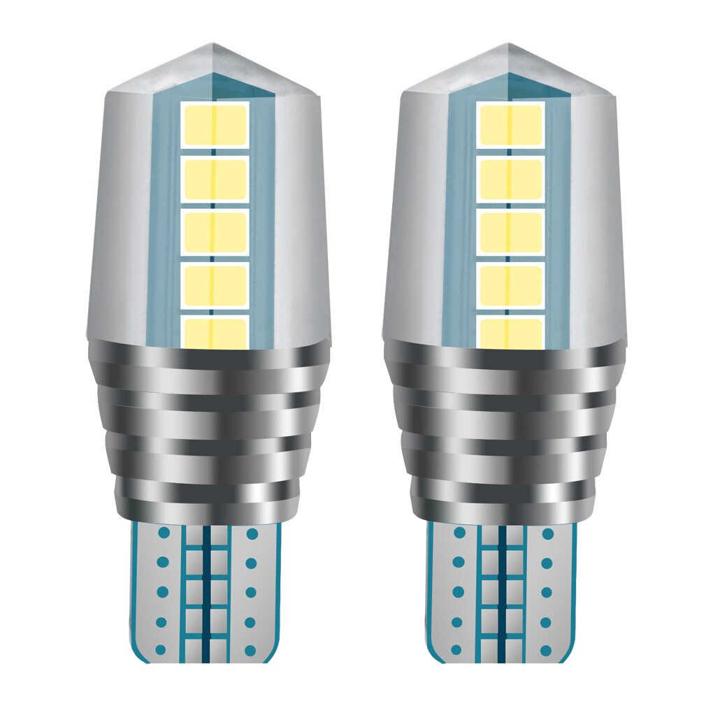 2Pcs T15 Led Licht W16W Led Canbus Geen Fout 912 921 WY16W Lamp Auto Backup Reverse Light Tail Auto lamp Amber Rood Wit 6000K: 10SMD 2835 / White