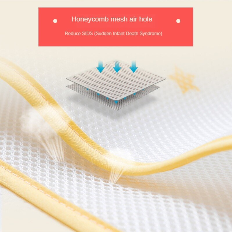 Bett Stoßstange für Baby Krippe Um Sommer Mesh Belüftung Krippe Mesh Sicherheit Hohe Komfort Ist Förderlich für Besser Aktivitäten Und spielen