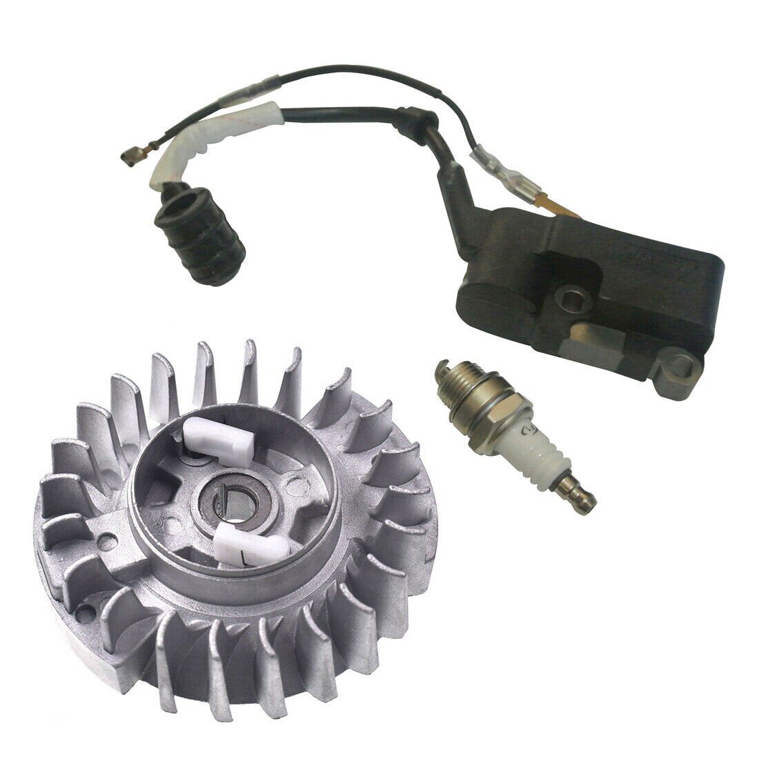 Bujía FLYWHEEL compatible con motosierra China 4500 5200 5800 52cc 58cc SILVERLINE
