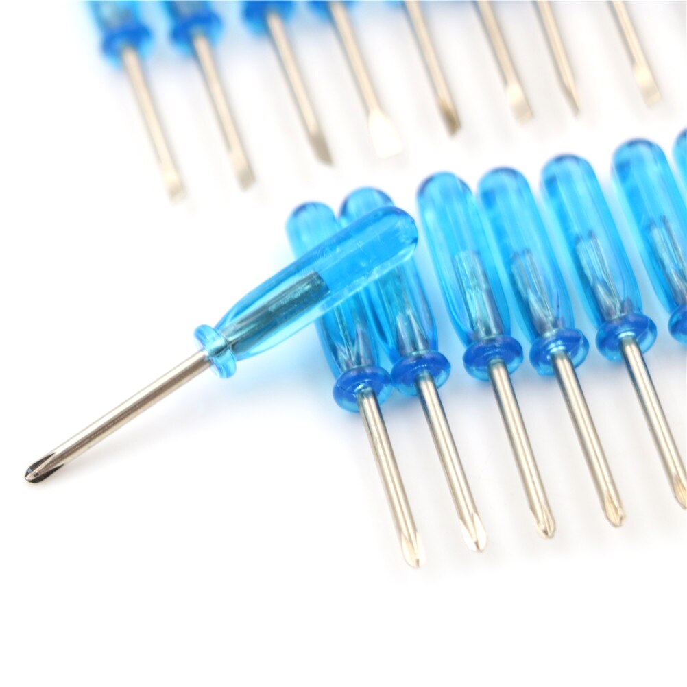 10 stuks kleine schroevendraaiers 2.0mm demontagegereedschap voor mobiele telefoon schroevendraaier sleufschroevendraaier reparatiegereedschap