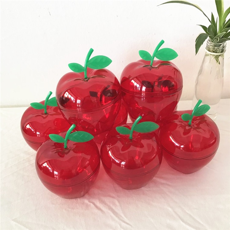 20 stk kawaii røde æble formet bryllup slik æsker jule emballage æsker chokolade slik æsker jule fødselsdagsfest indretning