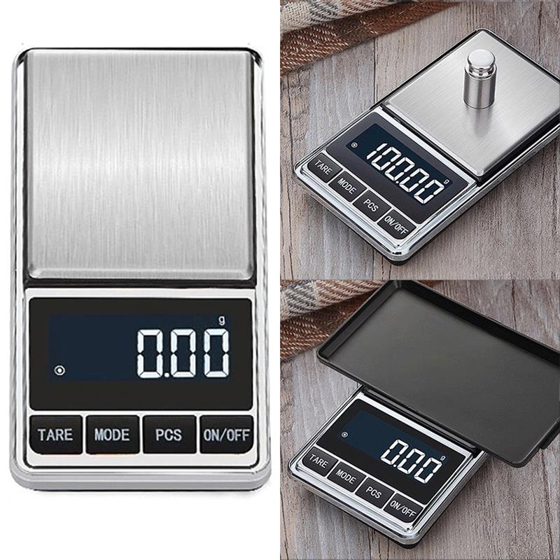 Mini Elektronische Weegschaal Pocket Digitale Weegschaal 200g 500g Gewicht Balans Cuisine Keuken Voedsel Schaal Digitale Precisie