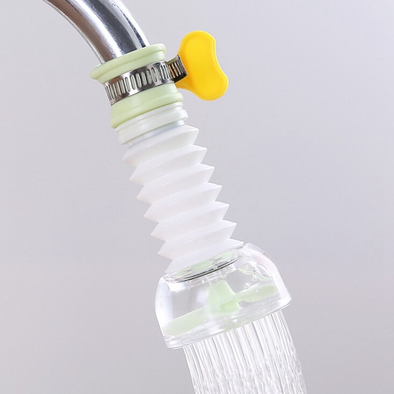 Universele 360-rotatie Kraan Waskolf Swivel Waterbesparende Economizer Hoofddouche Keukenkraan Nozzle Adapter Gootsteen Accessoires: YELLOW