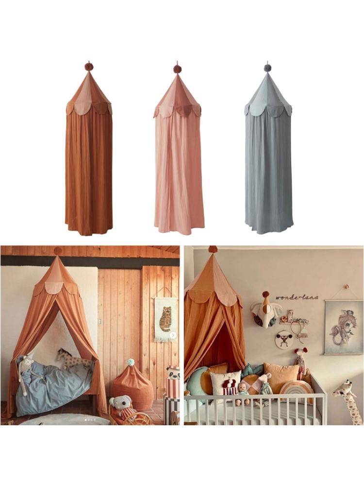 Anti Moskito Baumwolle Baby Prinzessin Bett Baldachin Mädchen Zimmer Dekoration Bett Baldachin A2UB