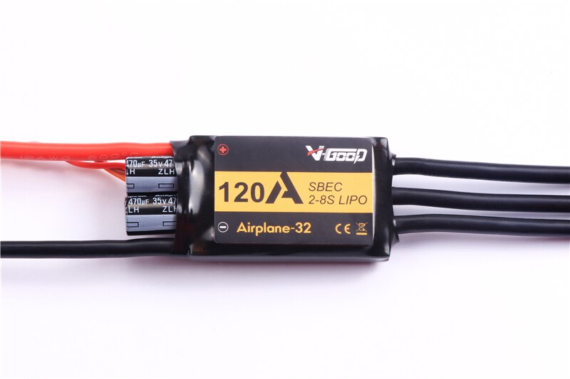 Newest VGOOD Brushless ESC 6A / 12A / 20A / 30 / 40A / 60A / 80A / 100A / 120A 2S 32-Bit With 1.5A SBEC for RC Airplane Accs