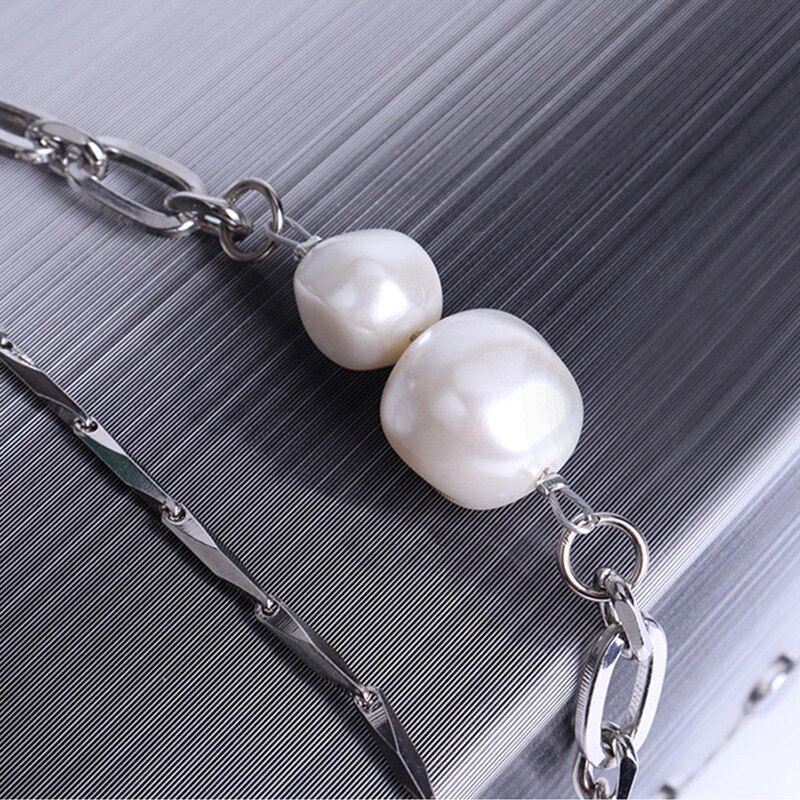 Damen-schultertaschen , 2022 pu lederhandtaschen und handtaschen, zigarettenetui in farbverlaufsform, perlenkette, Kasten-taschen