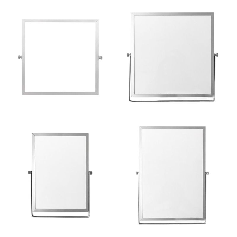 Magnetisk sletbar whiteboard desktop dobbeltsidet opslagstavle stativ mini staffel  h3ca