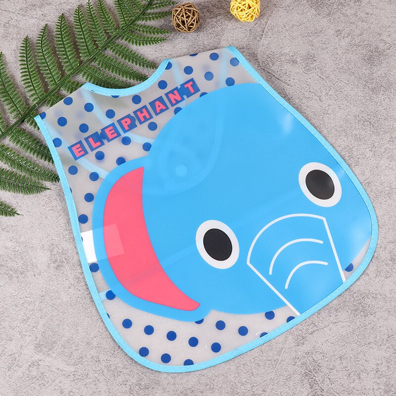 Baberos de plástico ajustables para bebé, Baberos para comer a prueba de agua, paño de alimentación de dibujos animados para bebé, delantal para niño, ropa para eructar, Baberos para niña y niño