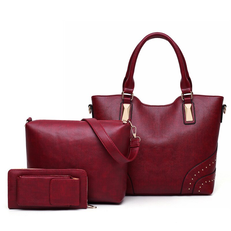 Bolso de mano para mujer, bandolera a la: Rojo