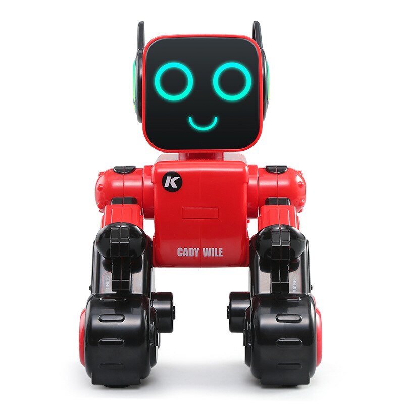 2.4G Rc Robot Speelgoed Geluid Verlichting Interactie Gesture Control Intelligentie Afstandsbediening Robot Educatief Speelgoed Cadeau Voor Kinderen: red