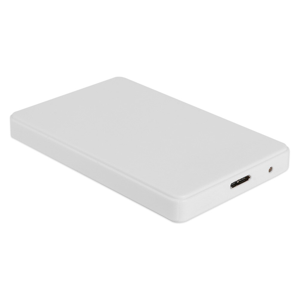 2.5 Inch Usb 3.0 Harde Schijf Schijf Behuizing 8Tb 6Gbps Hdd Ssd Mobiele Externe Box Case Voor Laptop pc: White