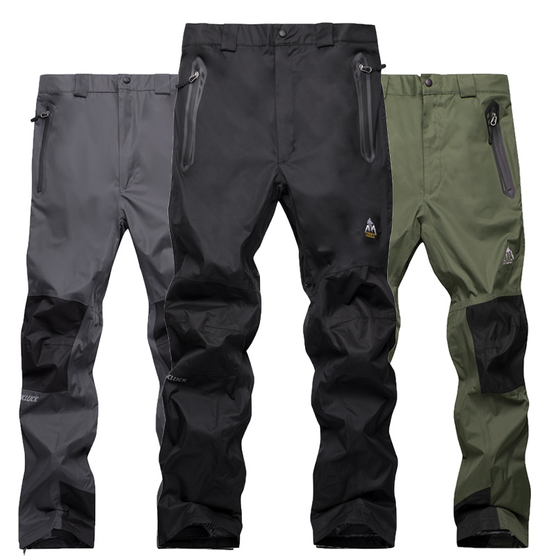 Pantalon de Ski d'hiver pour hommes imperméable à l'eau coupe-vent chauffant Section mince pantalon d'escalade pantalon de Snowboard pour Camping randonnée