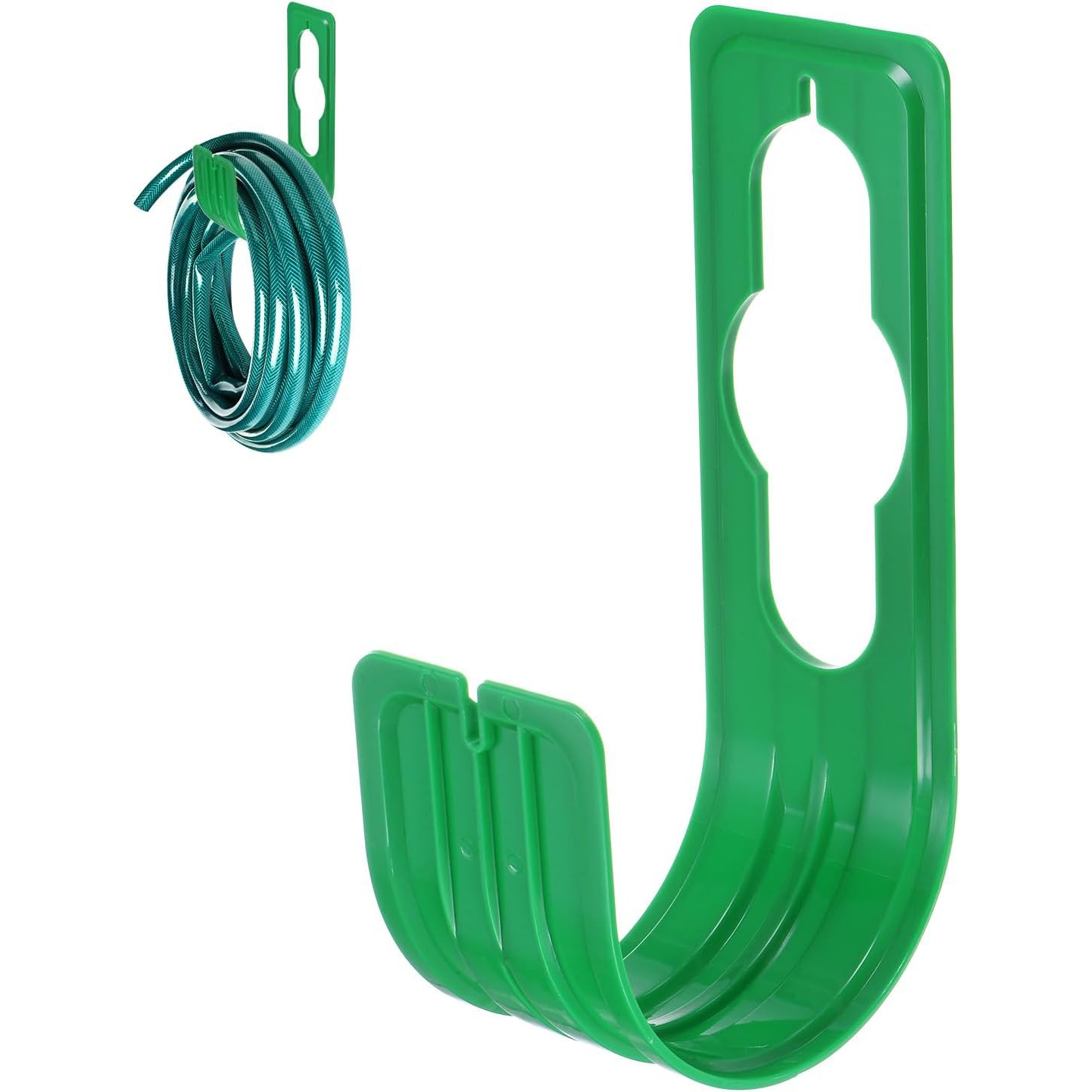 1-3pcs Garden Hose Hanger Garden Hose Organizer Rack Wall Mount Plastic Hook Water Hose Holder For Attaching to Garden Tap: WHITE / 1/2''