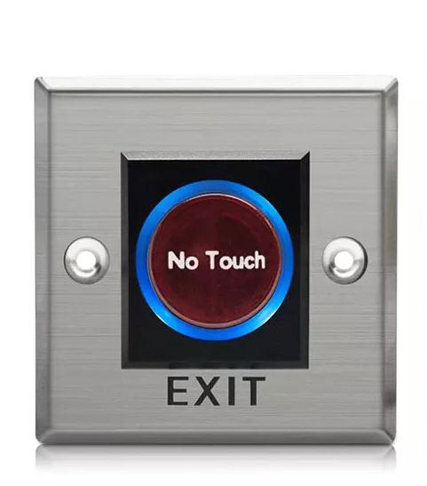 Entrance Guard System Access Controller Stainless Steel Strike Lock Access Control Small Size Switch Power Supply Gate Opener: Exit Button