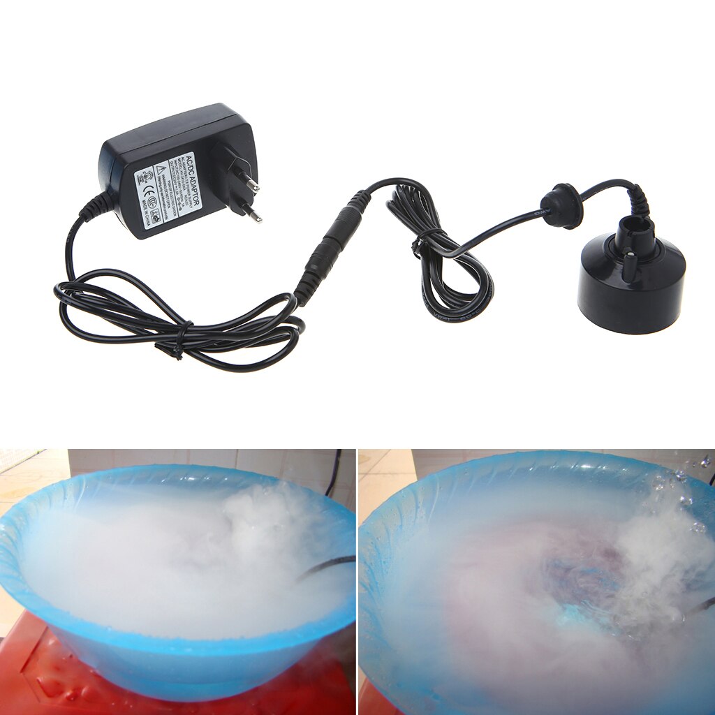 1LED Super Ultrasonic Mist Creator Fogger Nebulizer Water Fountain Vaporizer EU Plug