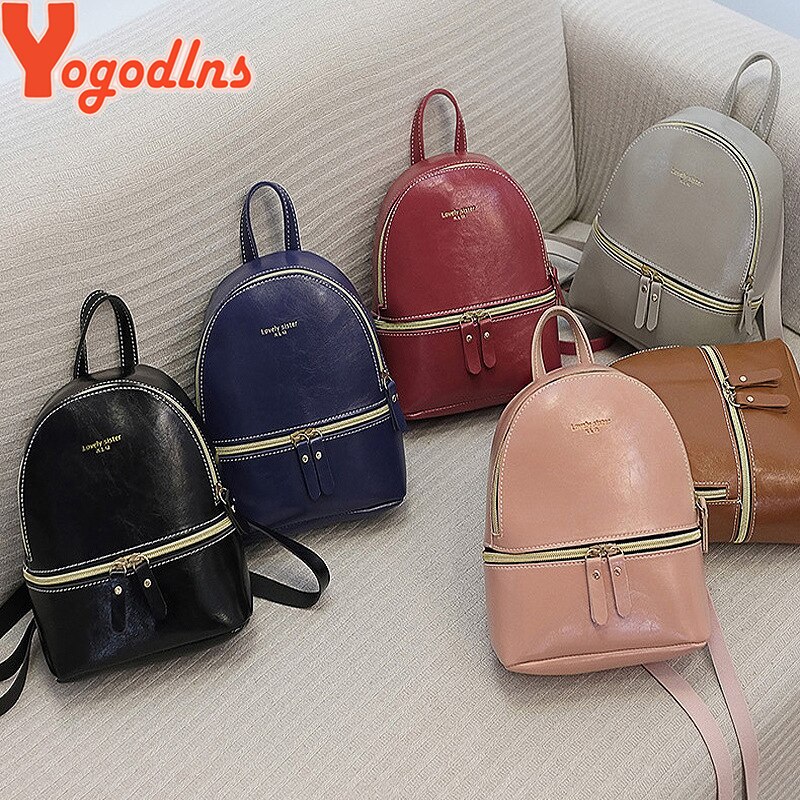 Yogodlns Neue Frauen Rucksack Mini Weichen berühren Multi-Funktion Kleine Rucksack Weibliche Damen Schulter Tasche Mädchen Handtasche