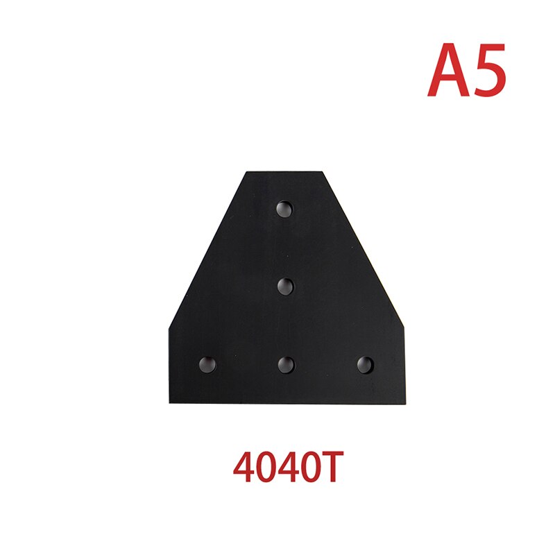 2pcs/lot 5 Hole Joint Board Plate Corner Angle Bracket Connection Joint Strip: A5