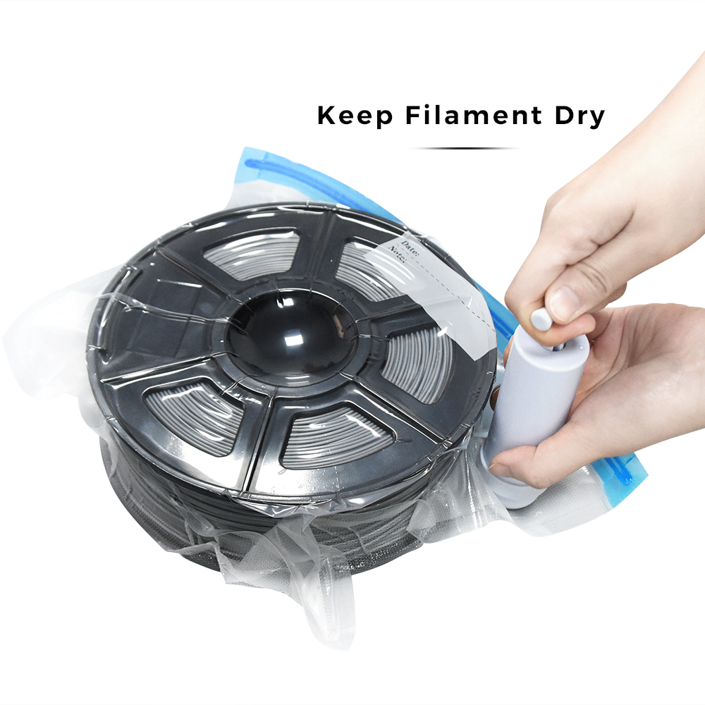 Bolsa de almacenamiento de filamentos para impresora 3D, secador de filamentos PLA/ABS/TPU, seguridad, resistente a la humedad, 20/1 bolsa