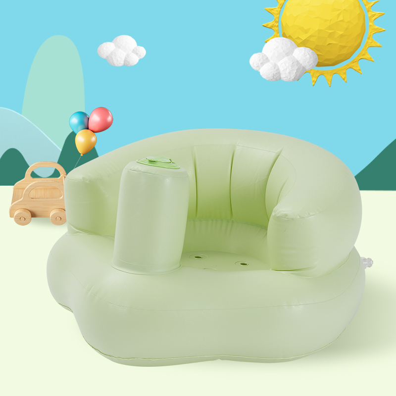 Baby oppblåsbar mini sofa barnestøtte sete ett sete baby lat sofa trening barnesete lære bad