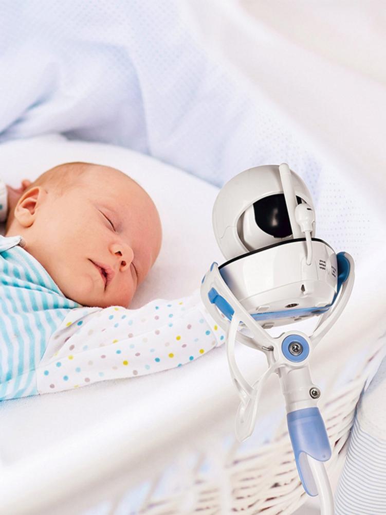 Baby universal overvågning kameraholder fleksibel video monitor stativ til baby vugge krybbe support