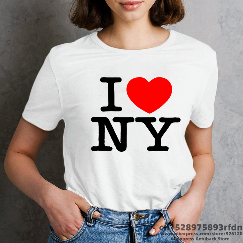 I Love Paris Vrouwen Grappige Print T-shirt Zomer Korte Mouw Zwart Wit Roze Kleuren Tops Tee Meisje Y2k Harajuku Kleding
