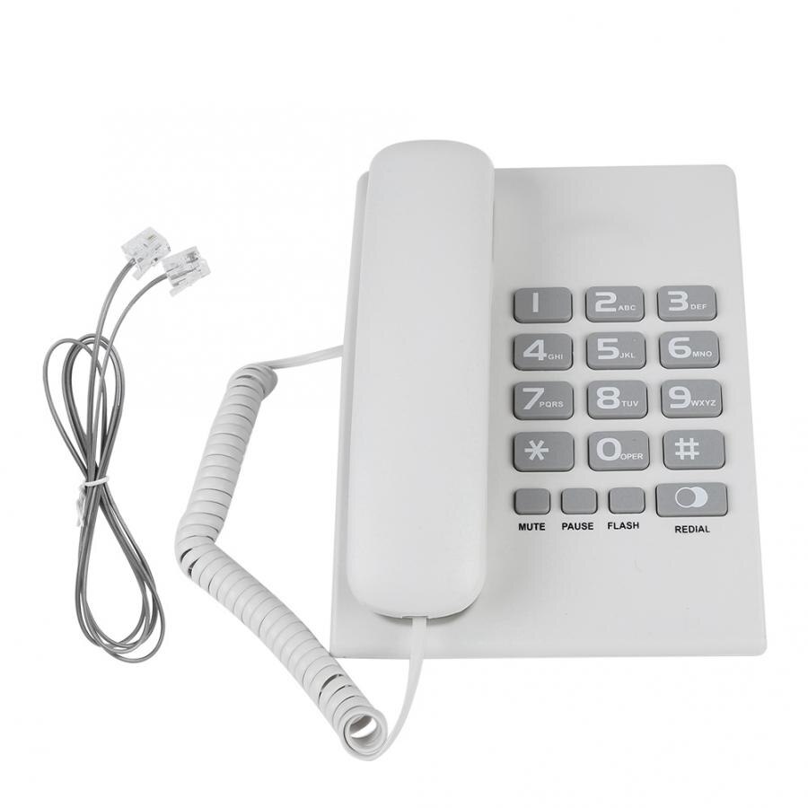 Vaste telefoon voor op het bureau, vaste telefoon voor thuis, ondersteuning voor opnieuw kiezen, pauze, flash-functie voor thuiskantoorgebruik