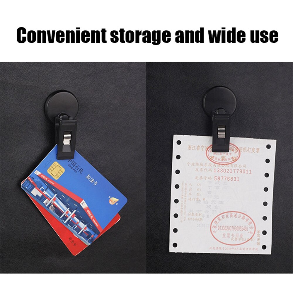 2pcs Car Parking Ticket Permit Clip Car Window Mount Suction Cup Tickets Folder Removable Hook Holder For Sun Shade Card Cloth