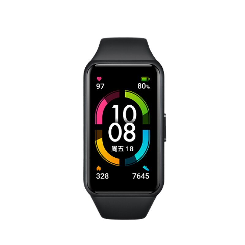 Original Honor Band 6 Smart Bracelet 1.47 Inch Swimming Waterproof Bluetooth Fitness Heart Rate Monitoring Music Calling