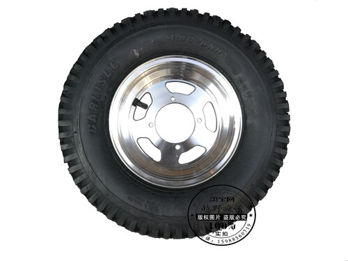 Tilhenger dekk & felger 480-8 4.80-8 4.80 x 8 8 "  b 4 tapp /4 " hull bolt hjul hvit eik: B