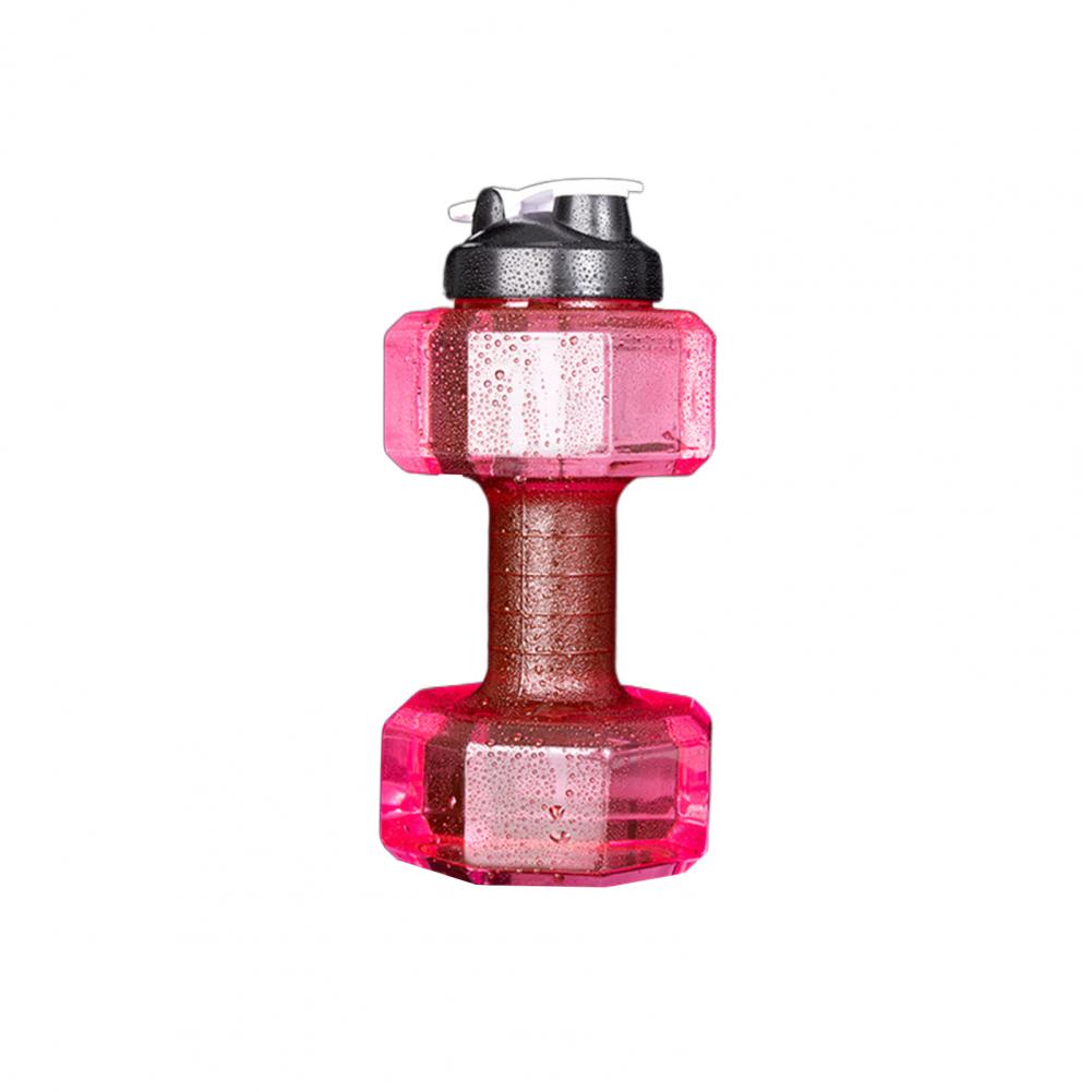 500/1500/2200/2600ML Hantel Wasser Flasche ET Hantel Geformt Wasserkocher Arm Muskel Training Fitness Radfahren workout Wasser Flasche: Grau