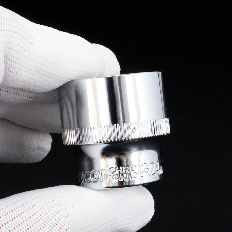 3/8 "6-24mm jeu de douilles 19 pièces 3/8 12 douilles à dents outil tête enveloppée CR-V universel hexagone Spblown Allen tête Auto outils de réparation