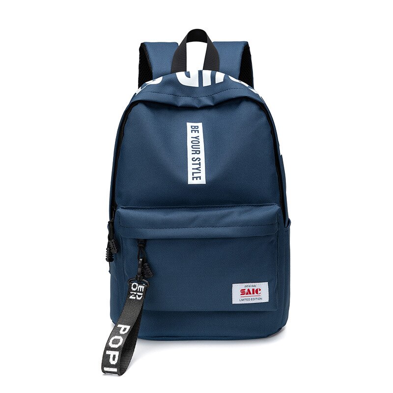 waterproof travel Backpack Women Backpack Shoulder Bag School Bags For Teenage Girls Children School Backpacks Female: blue