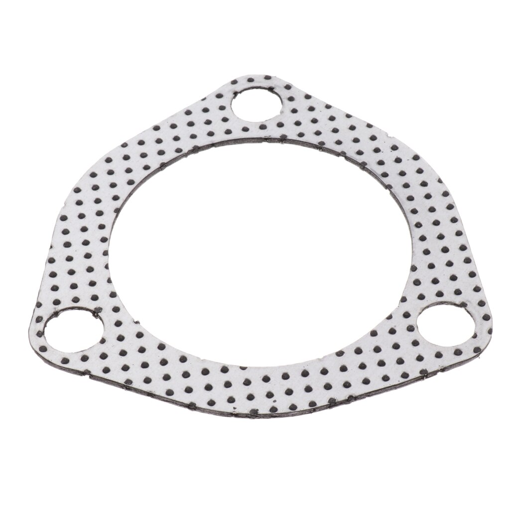 Car Triangle 3 Bolts High Temperature Exhaust Gasket 2.5 inch