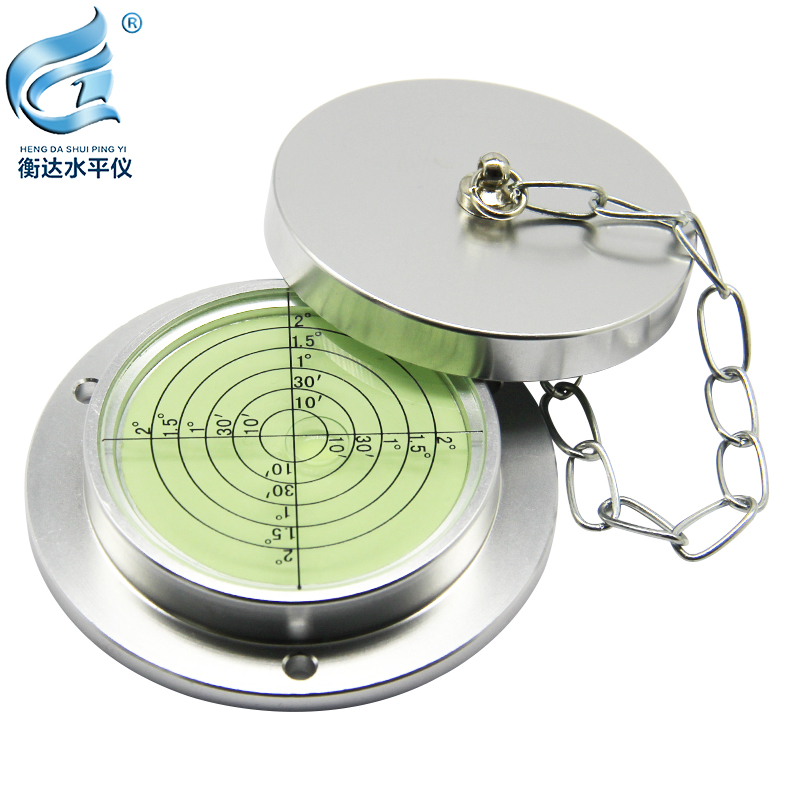 Metalen Flens Niveau Meter Kraan Niveau Bubble Boren Machine Waterpas Meter 80x62x15mm