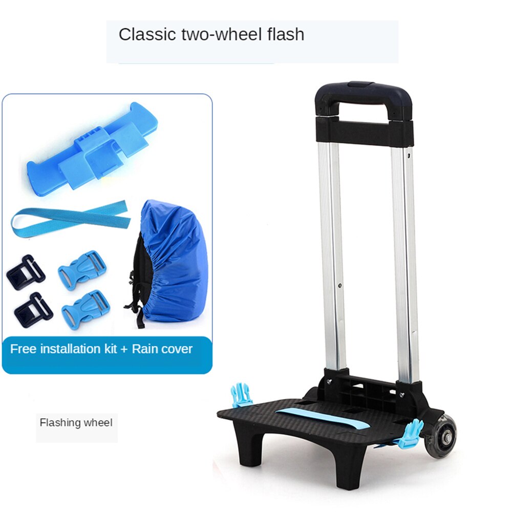 B-LIFE Rolling Backpack Trolley for Girls and Boys Rolling Backpack Bowknot Primary Schoolbag Trolley Bag Wheeled Backpack: O 4