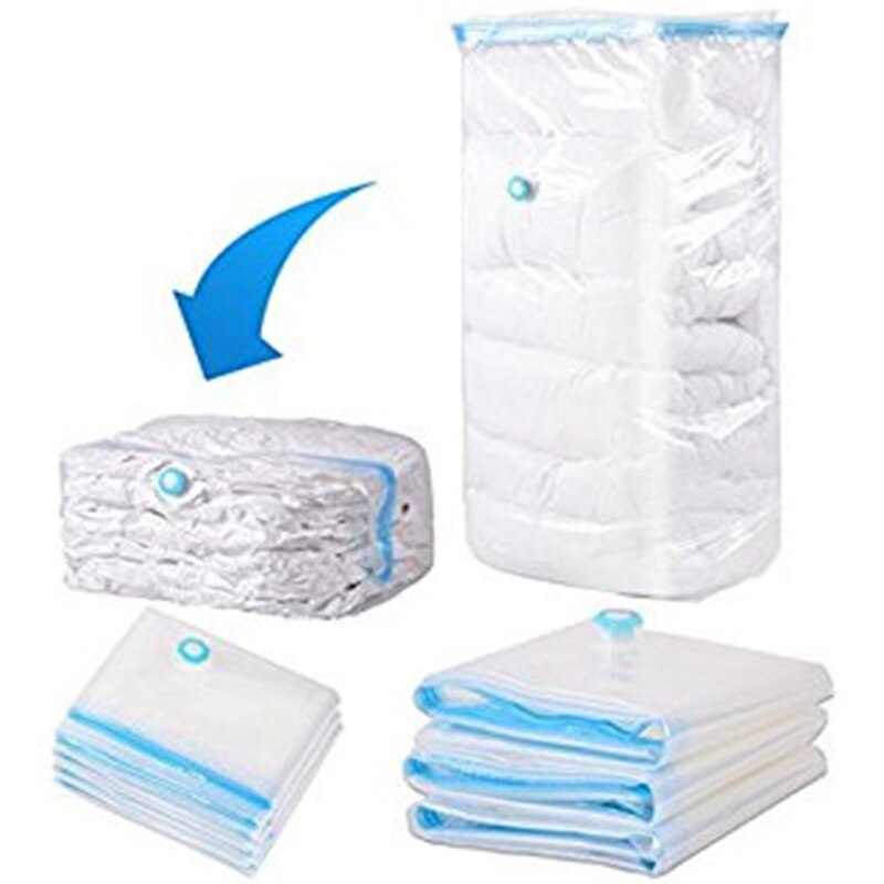 1Pcs Thick Vacuum Compression Bags, Vacuum Storage Bags, Transparent Multi-specification Vacuum Bags With Valve Bag, Large Size