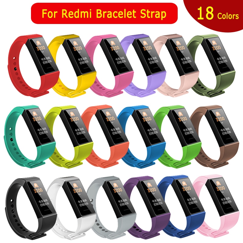 Smart Watch Silicon Band For Xiaomi Redmi Band Strap Smart Bracelet Strap Replacement Silicone Watch Wristband Band