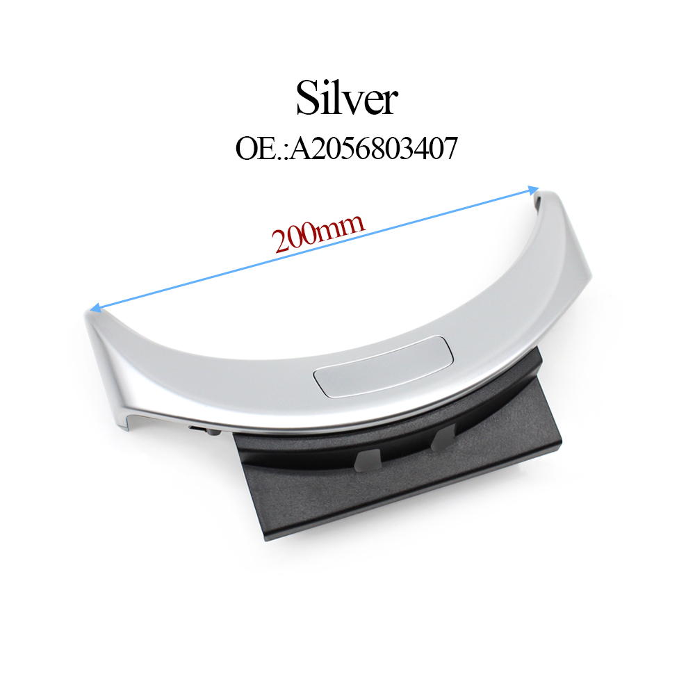 Car Center Console Armrest Cover Button Central Storage Box Switch For Mercedes BENZ C Class W205 C300 C400 GLC W253 2056803407: black