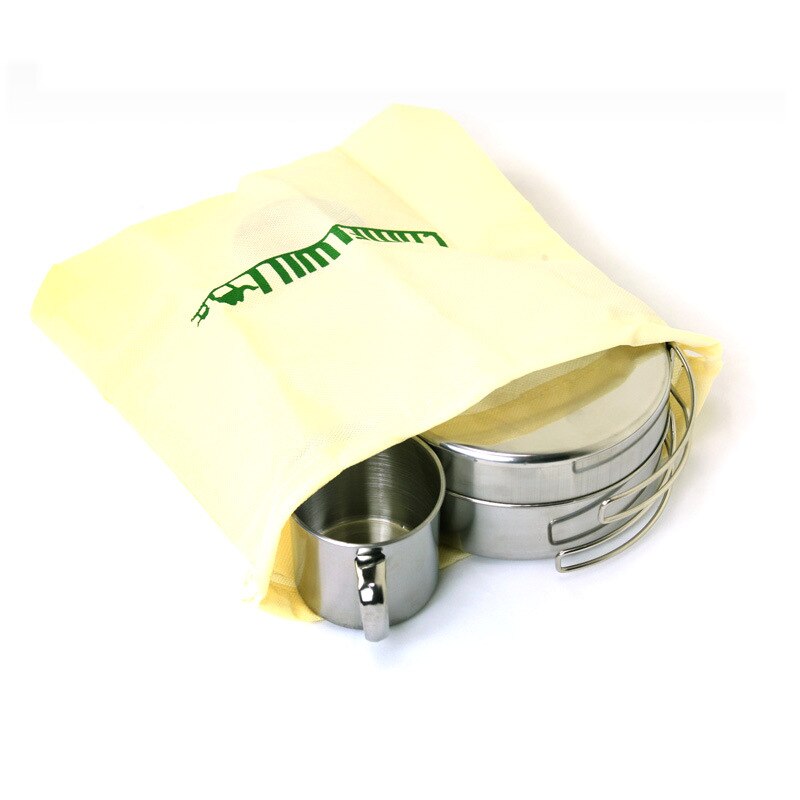 Outdoor Cookware Kit Hiking Camping Non Stick Items Equipment Cookware Kit Household Camping Accesorios Camping Supplies KC50CJ