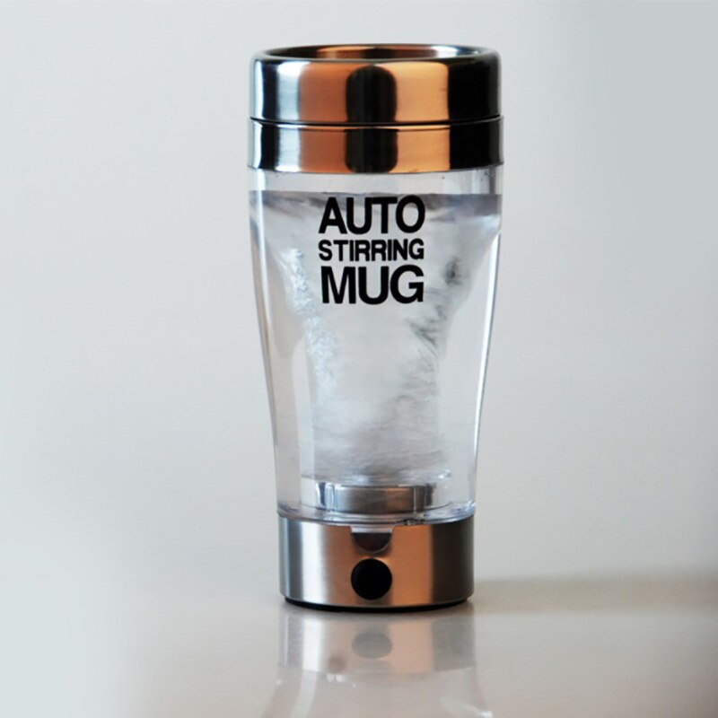BAISPO Zelf Roeren Mok Automatische Elektrische Lui Automatische Koffie Mengen Thee Mix Cup Reizen Mok Dubbele Geïsoleerde thermische Cup