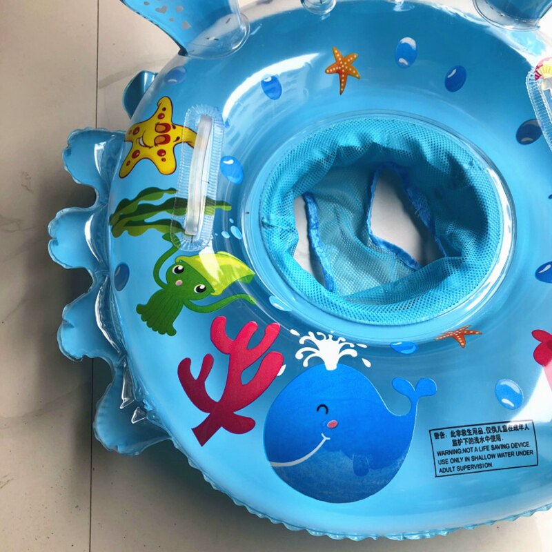 Crab Environmental Protection PVC Baby Swimming Ring 0-4 Years Old Children Sitting Ring Armpit Inflatable Toy Boys And Girls