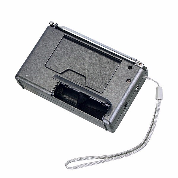 JINSERTA-miniradio portátil FM/MW/SW con antena, despertador Digital, receptor de Radio FM, reloj receptor portátil
