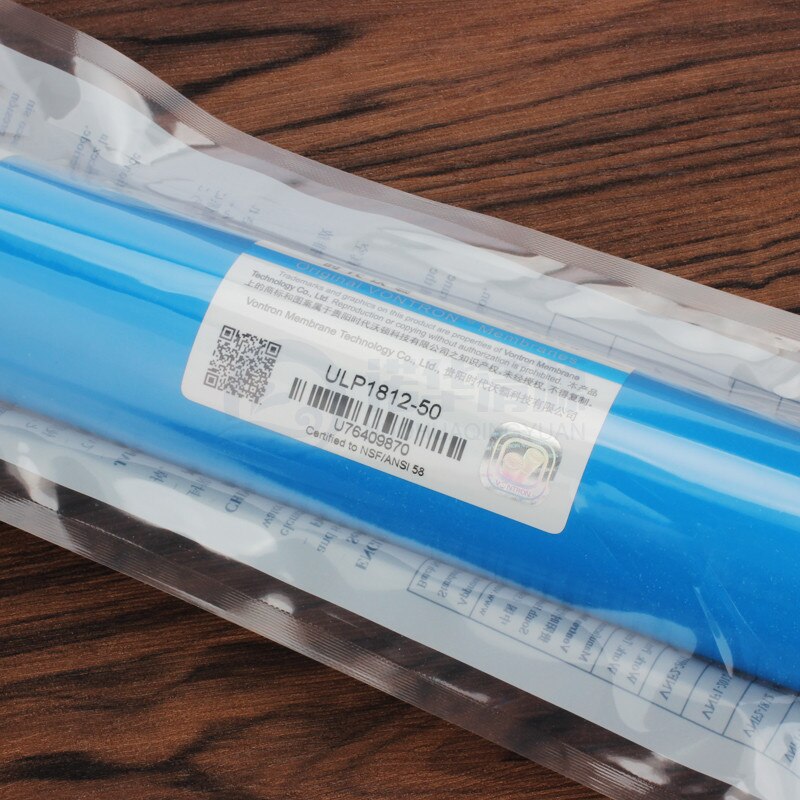 2pcs Vontron 50gpd Water Filter for Vontron ULP1812-50 RO membrane reverse osmosis filter for household Water Filter Parts