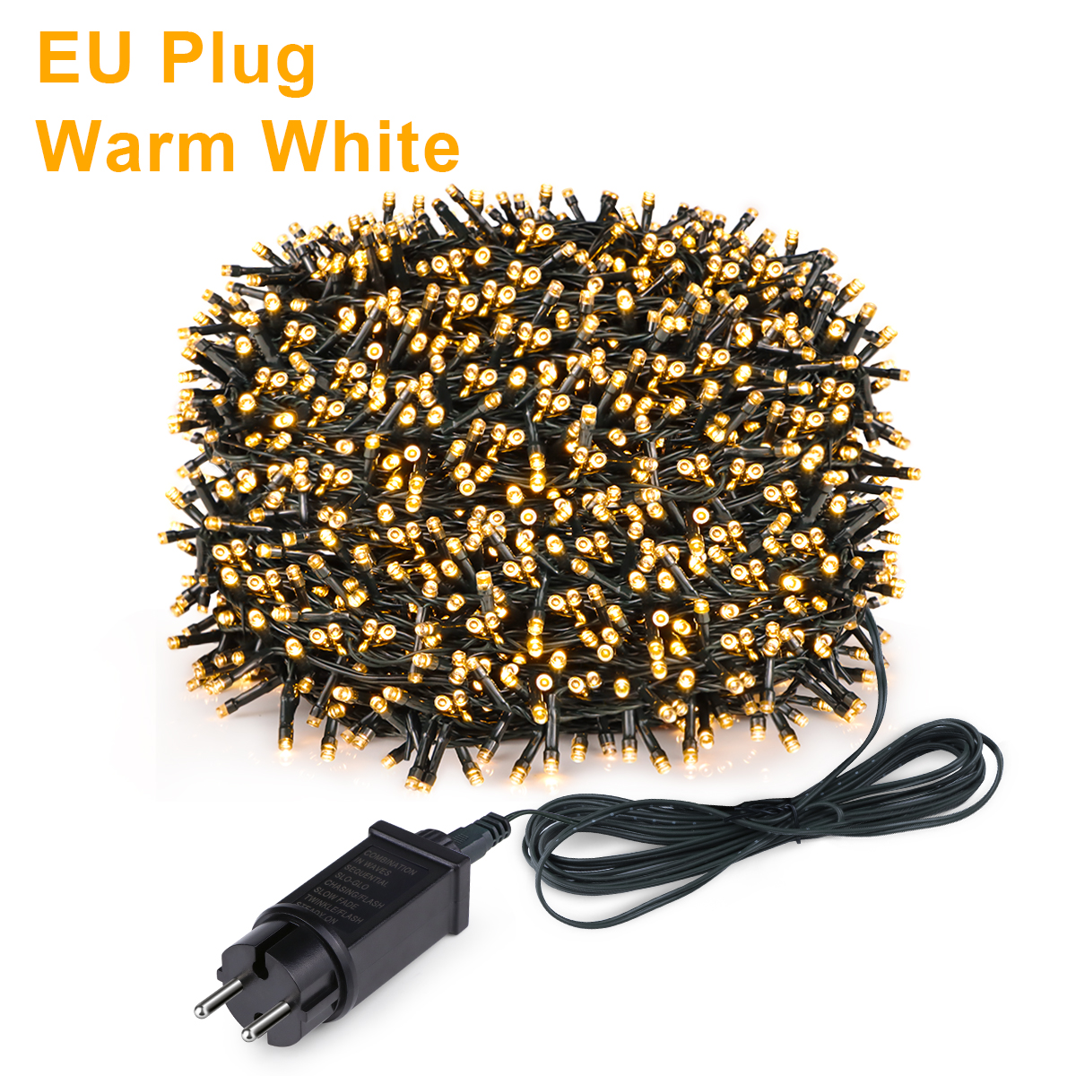 50M 100M Christmas LED String Lights 220V Outdoor Waterproof Garland Fairy Light For Marry Garden Street Lawn Decoration