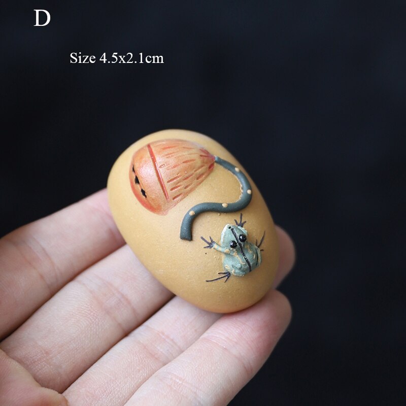 LUWU purpurowa glina czajniki herbata dyniowa zagraj w herbata akcesoria: styl D