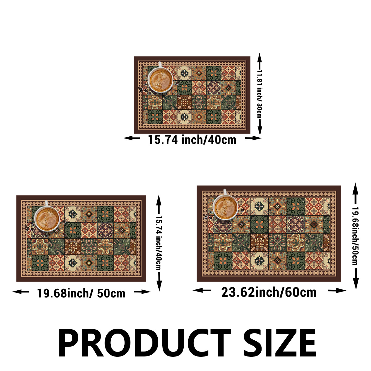 Retro Koffiezetapparaat Mat Waterdichte Schotel Droogmatten Sneldrogend Afvoer Pad Servies Antislip Aftappen Placemat Keukenkleed