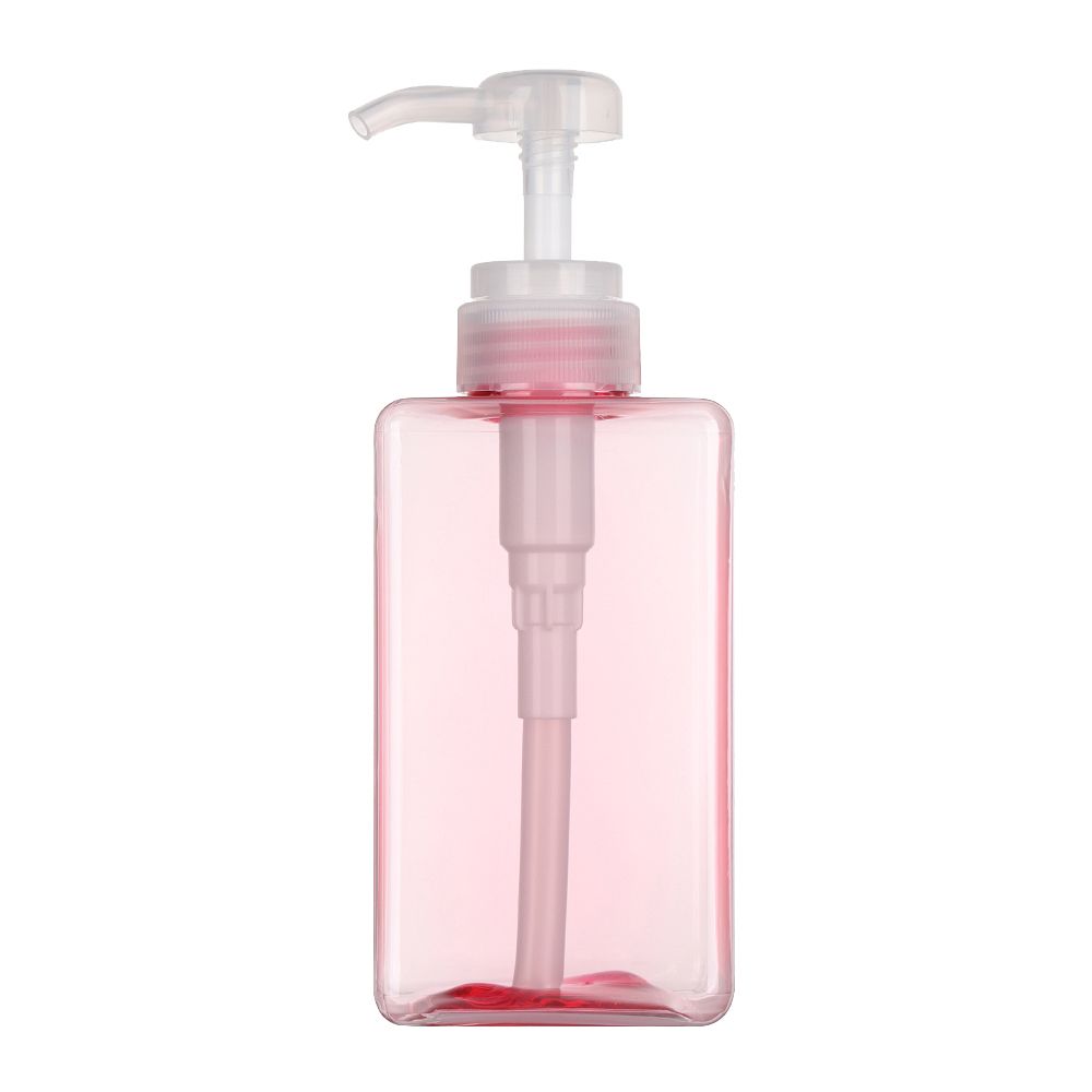 650Ml Vierkante Doorzichtige Fles Vloeibare Zeep Opgeklopte Mousse Punten Bottelen Shampoo Lotion Douchegel Pomp Bottlesnding Zeep Dispenser: Clear